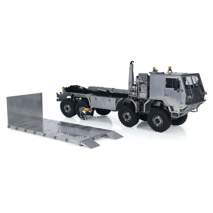 Metal 1/14 RC Hydraulic Off Road Military Truck T815 Remote Control 3Speed 8*8 Roll on off Dumper Model Paladin PL18 Radio