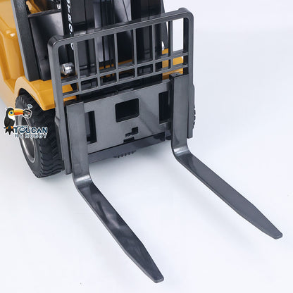 HIUNA 577 1/14 Electric Lifting Remote Control Forklift Model RC Construction Vehicle Battery Light Sound Effect Battery