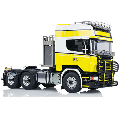 TOUCAN RC HOBBY Painted 1/14 RC Tractor Truck 6x6 Metal Chassis RTR Remote Control Car Model Sound Light G-6181 Equipment Rack