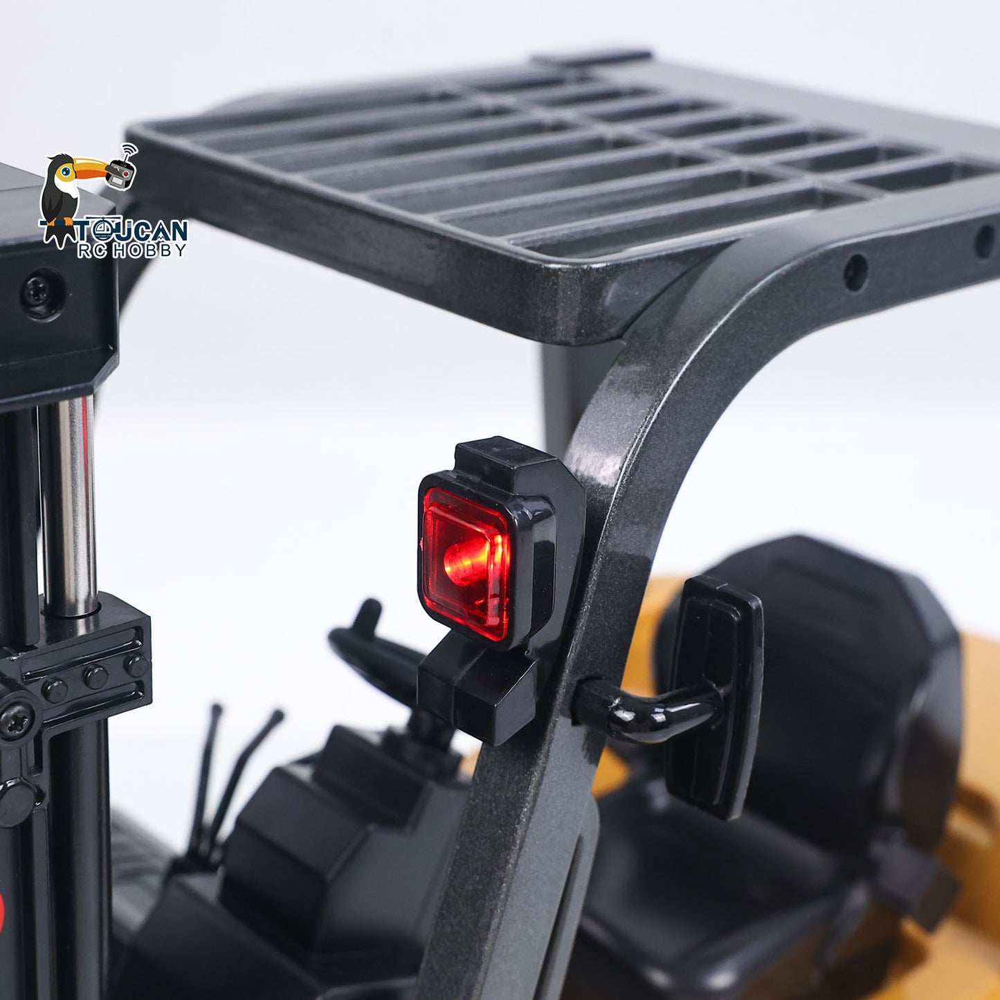 HIUNA 577 1/14 Electric Lifting Remote Control Forklift Model RC Construction Vehicle Battery Light Sound Effect Battery