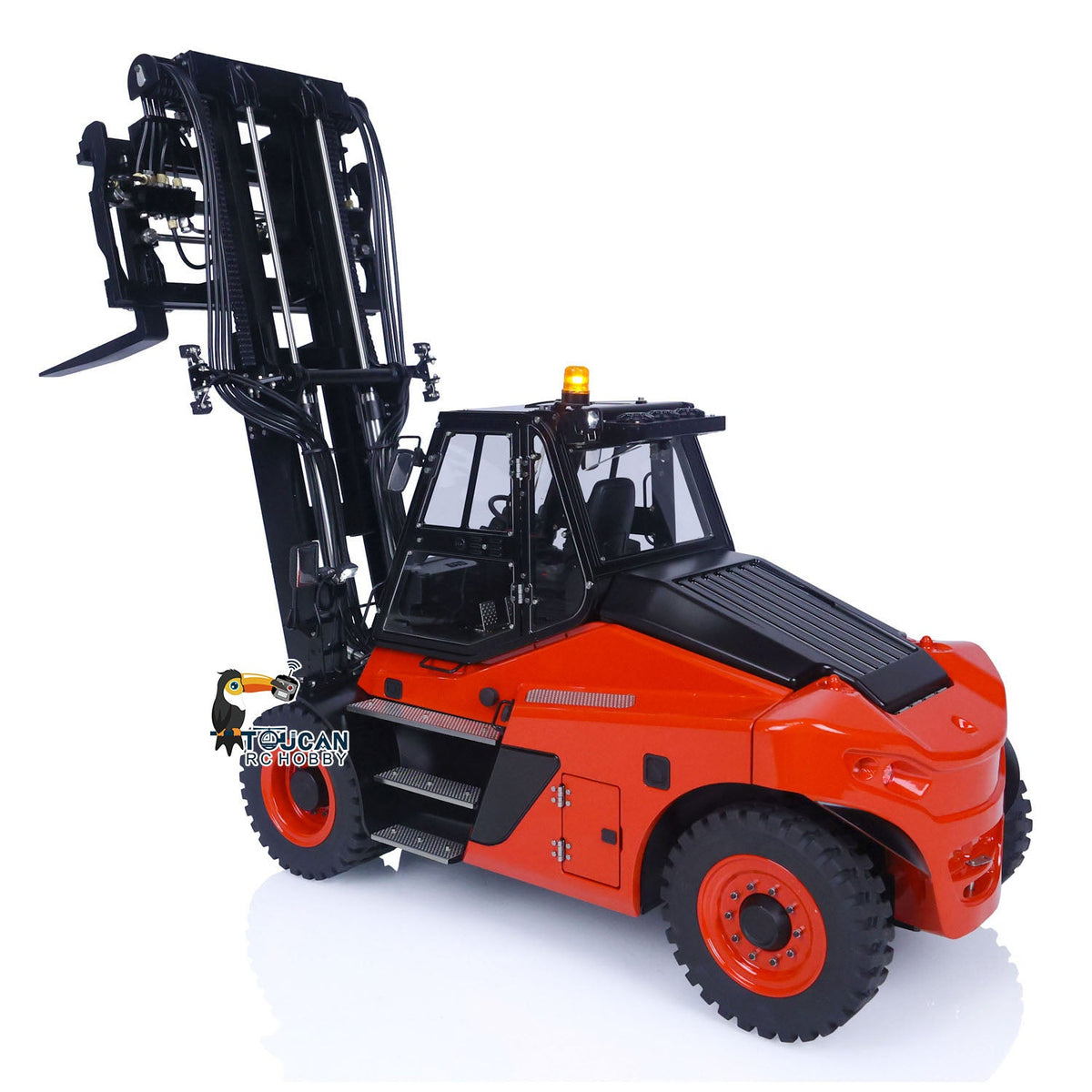 TOUCAN RC HOBBY LESU 1/14 RC Hydraulic Painted Assembled RC forklift Metal Aoue-LD160S Remote Control Wheeled Car Sound Light System Model