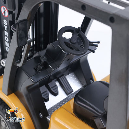 HIUNA 577 1/14 Electric Lifting Remote Control Forklift Model RC Construction Vehicle Battery Light Sound Effect Battery