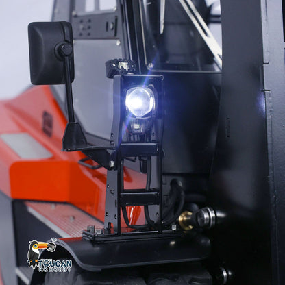 TOUCAN RC HOBBY LESU 1/14 RC Hydraulic Painted Assembled RC forklift Metal Aoue-LD160S Remote Control Wheeled Car Sound Light System Model