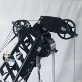 Metal 1/14 RC Hydraulic Crawler Crane C1200 Remote Control Construction Vehicle Flysky PL18 LITE Radio Brushless Motor Battery Light Sound System