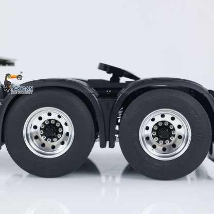 TOUCAN RC HOBBY Painted 1/14 RC Tractor Truck 6x6 Metal Chassis RTR Remote Control Car Model Sound Light G-6181 Equipment Rack