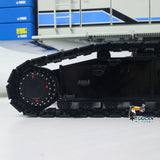 Metal 1/14 RC Hydraulic Crawler Crane C1200 Remote Control Construction Vehicle Flysky PL18 LITE Radio Brushless Motor Battery Light Sound System