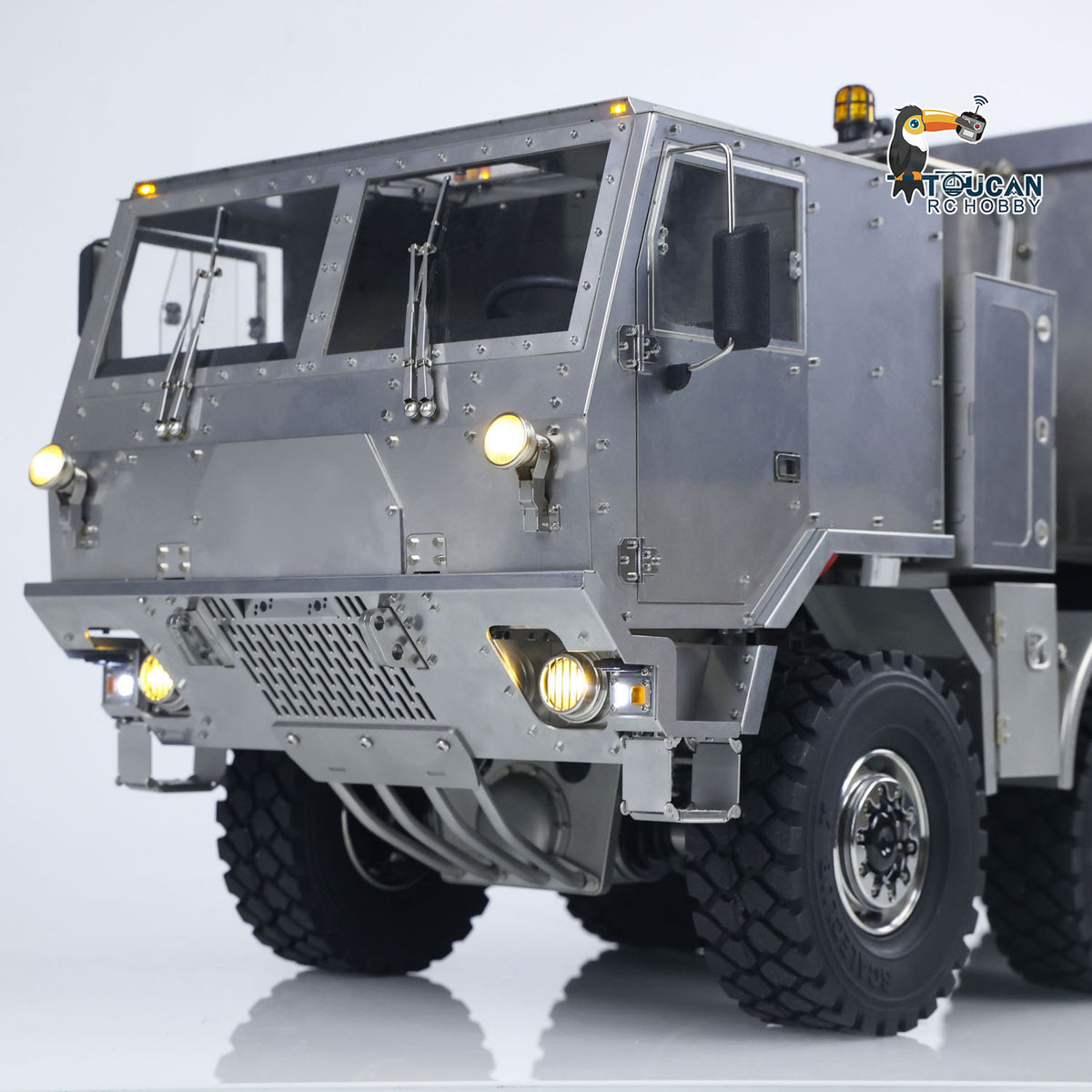 Metal 1/14 RC Hydraulic Off Road Military Truck T815 Remote Control 3Speed 8*8 Roll on off Dumper Model Paladin PL18 Radio