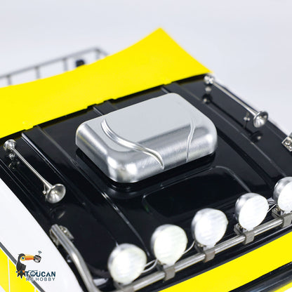 TOUCAN RC HOBBY Painted 1/14 RC Tractor Truck 6x6 Metal Chassis RTR Remote Control Car Model Sound Light G-6181 Equipment Rack