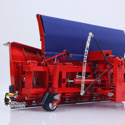 In Stock Metal Snow Blade for 1/14 Radio Control Hydraulic Roll On Off Dumper BZ 4151AK 6x6 RC Agricultural Tractor Truck Optional Part