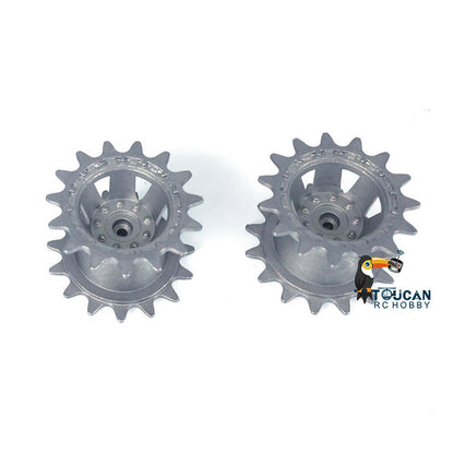 Metal Tracks Sprockets Road Wheels Idler Front Short Antenna Plastic Speaker For HL 1/16 RC Battle Tank IDF Merkava MK IV 3958 Replacement Parts