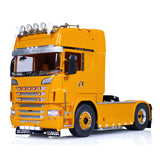 TOUCAN Pianted Metal Chassis 4X4 1/14 RC Tractor Truck DIY Customized R730 Model Car Ligth Sound