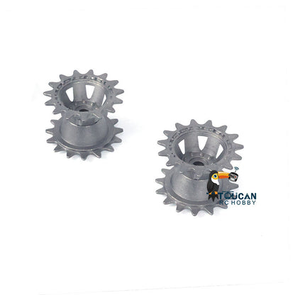 Metal Tracks Sprockets Road Wheels Idler Front Short Antenna Plastic Speaker For HL 1/16 RC Battle Tank IDF Merkava MK IV 3958 Replacement Parts
