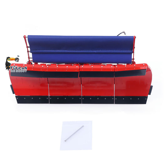 In Stock Metal Snow Blade for 1/14 Radio Control Hydraulic Roll On Off Dumper BZ 4151AK 6x6 RC Agricultural Tractor Truck Optional Part