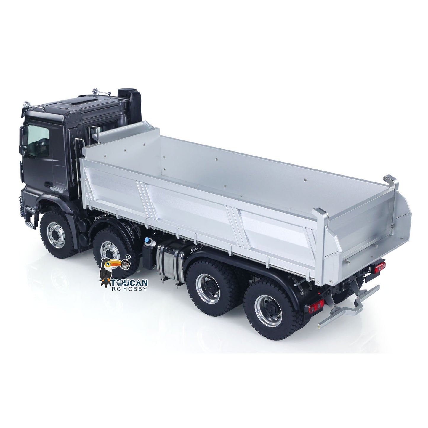 1/14 Kabolite K3367 8x8 Metal Hydraulic RC Tipper Remote Control Dump Truck Sonud Light 2Speed Model Battery ST8 Radio Axle Lock