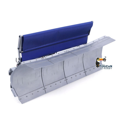 In Stock Metal Snow Blade for 1/14 Radio Control Hydraulic Roll On Off Dumper BZ 4151AK 6x6 RC Agricultural Tractor Truck Optional Part