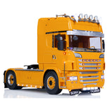 TOUCAN Pianted Metal Chassis 4X4 1/14 RC Tractor Truck DIY Customized R730 Model Car Ligth Sound