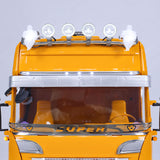 TOUCAN Pianted Metal Chassis 4X4 1/14 RC Tractor Truck DIY Customized R730 Model Car Ligth Sound