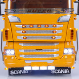 TOUCAN Pianted Metal Chassis 4X4 1/14 RC Tractor Truck DIY Customized R730 Model Car Ligth Sound