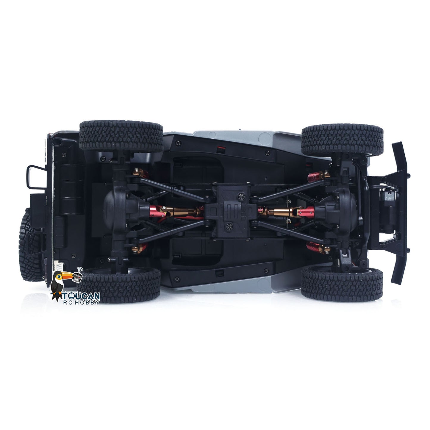 HG 1/16 Radio Controlled Off Road Car HG4 211 AWD RC Crawler Model Metal Drive Shafts Smoke Unit Lights Sounds Effect RTR