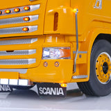 TOUCAN Pianted Metal Chassis 4X4 1/14 RC Tractor Truck DIY Customized R730 Model Car Ligth Sound