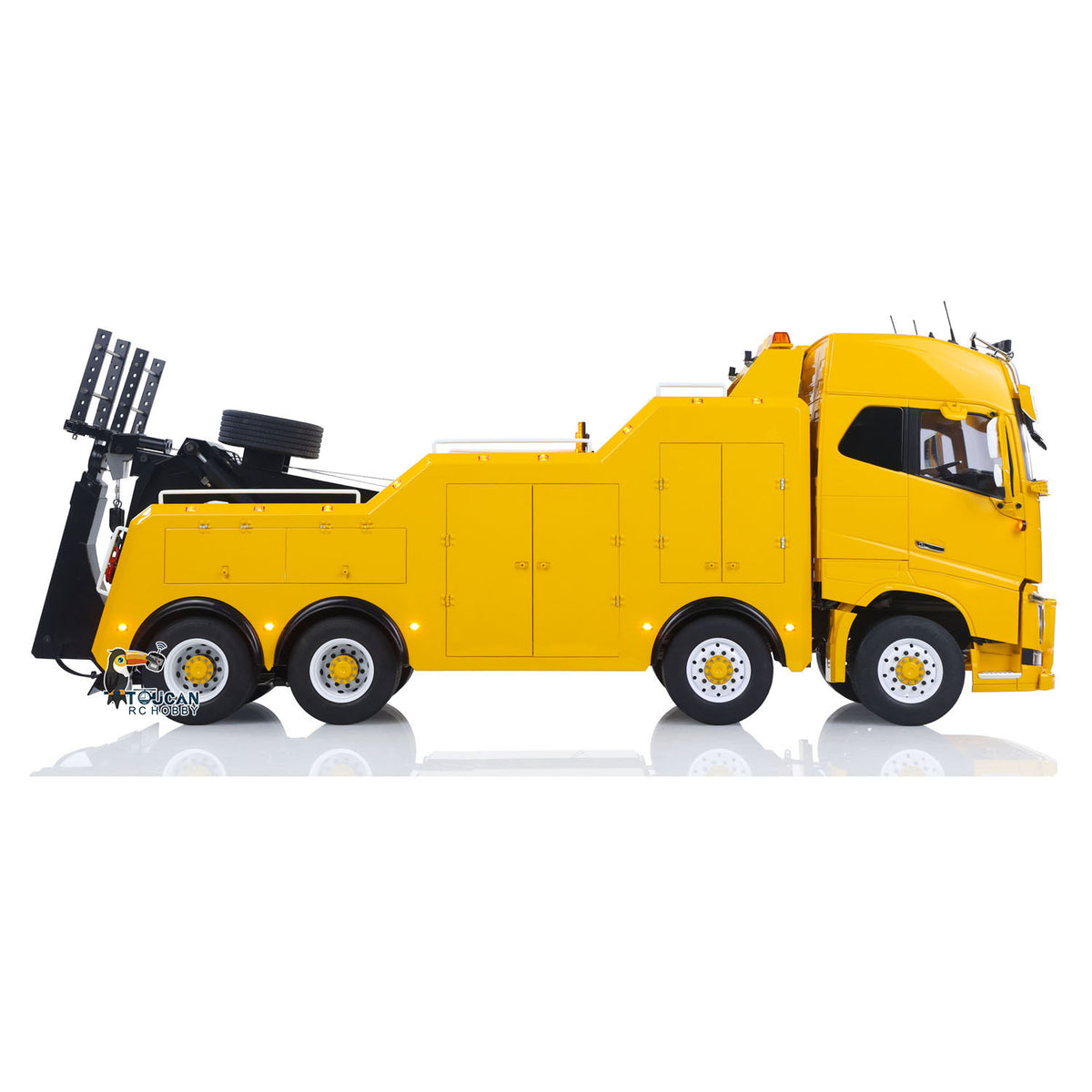 TOUCAN 8X4 Metall 1/14 RC Straßenrettungswagen FH16 RTR 2-Gang-Modellauto Flysky Paladin PL18EV Lite Radio Batterie Rauch Licht Ton