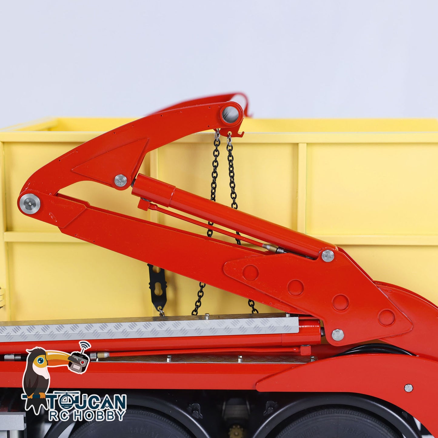 Metall 1/14 VL18U K3363 RC Hydraulische Kipper Funkgesteuerter Lader Schwenkarm Beladener Muldenkipper DIY Auto Hobby Modelle 
