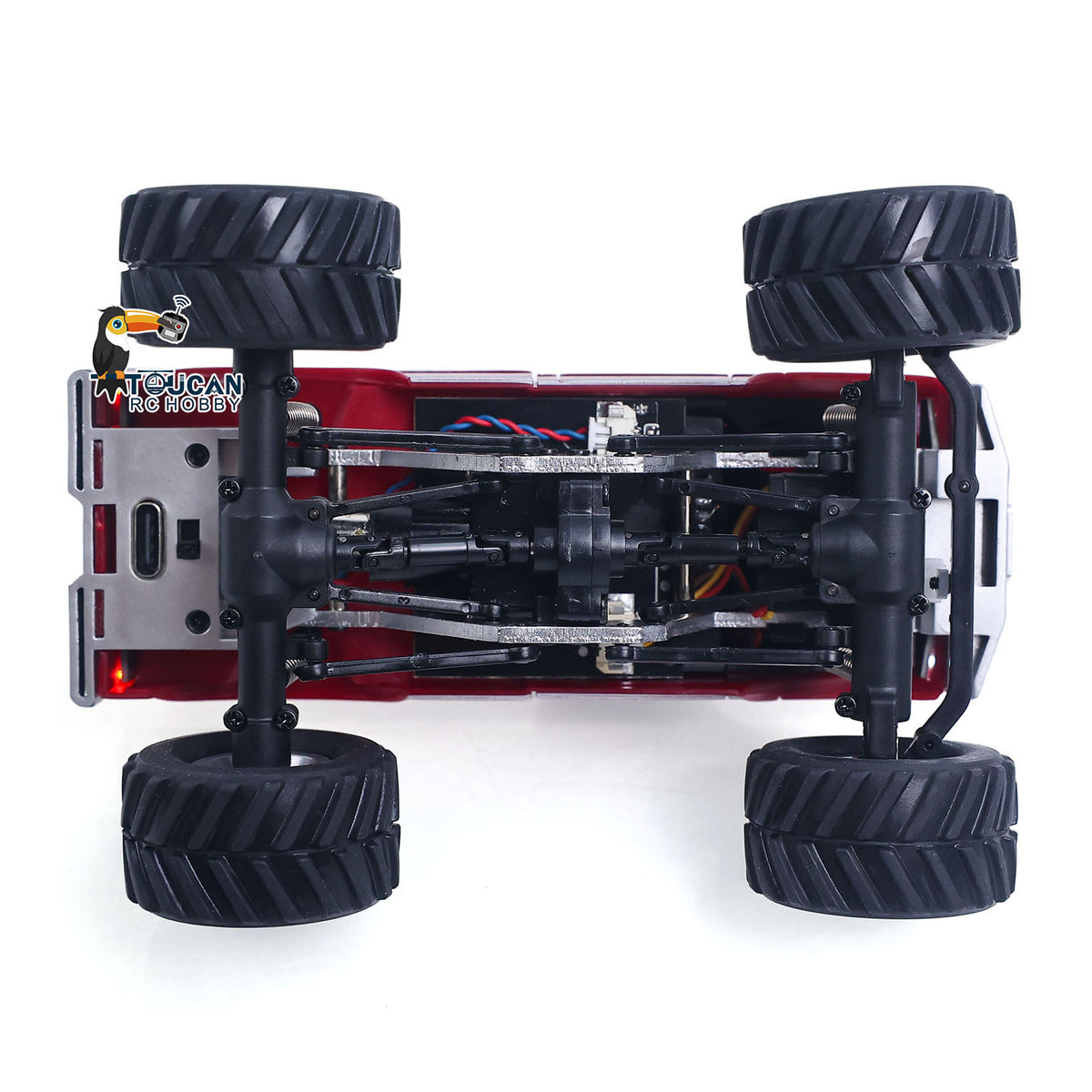 3602A 1/36 4WD Remote Control Off Road Vehicle Mini RC Crawler Car Light Battery Ready to Play Model For Indoor Outdoor No Sound