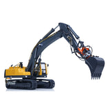 1/14 RC RTR Hydraulic Excavator EC360 JDM V2 Upgraded Digger Model with Sound & Light Systems Three-way directional valves Battry