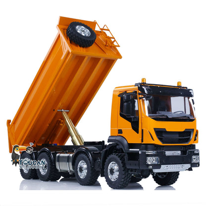 TOUCAN RC HOBBY 1/14 LESU 8X8 Metal RC Hydraulic Dump Truck Remote Control Tipper Dumper Simulation Car Hobby Model DIY 20150731 PNP/RTR