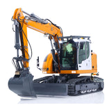 Metal 1/14 RC Hydraulic Excavator LR914 PRO MAX Remote Control Digger Construction Car 8ways Valve PL18EV LITE Radio Battery