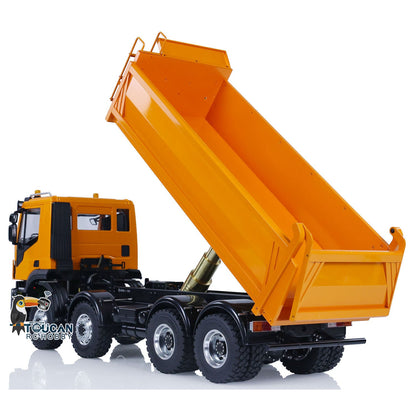 TOUCAN RC HOBBY 1/14 LESU 8X8 Metal RC Hydraulic Dump Truck Remote Control Tipper Dumper Simulation Car Hobby Model DIY 20150731 PNP/RTR