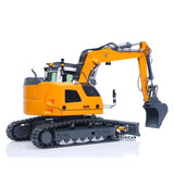 Metal 1/14 RC Hydraulic Excavator LR914 PRO MAX Remote Control Digger Construction Car 8ways Valve PL18EV LITE Radio Battery