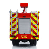 6x4 1/14 RC Fire Vehicles Metal Chassis Remote Control Fire Fighting Truck Model 2-Speed Transmission Lighting and Sound System