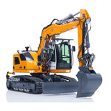 Metal 1/14 RC Hydraulic Excavator LR914 PRO MAX Remote Control Digger Construction Car 8ways Valve PL18EV LITE Radio Battery