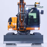 Metal 1/14 RC Hydraulic Excavator LR914 PRO MAX Remote Control Digger Construction Car 8ways Valve PL18EV LITE Radio Battery