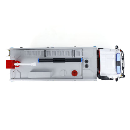 6x4 1/14 RC Feuerwehrfahrzeuge Metallchassis Ferngesteuertes Feuerwehrauto-Modell 2-Gang-Getriebe Beleuchtungs- und Soundsystem 