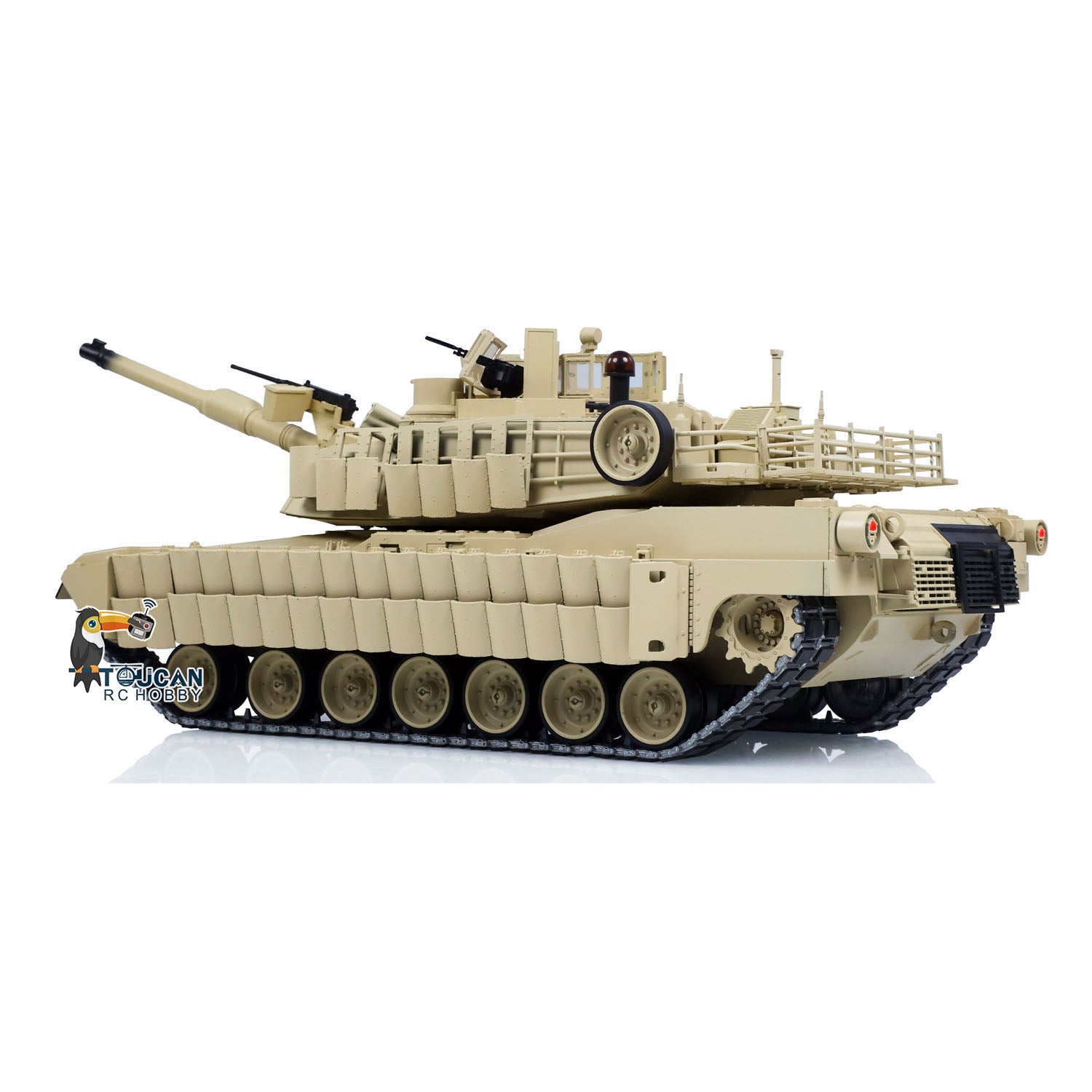 TOUCAN 1/16 Metal RC Tank 3918 Abrams M1A2 TUSK II Dual Flow Gearbox 3 ...