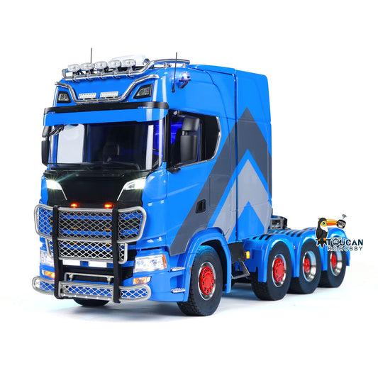 770S 1/14 RC Sattelzugmaschine 8x8 Metallchassis Fernbedienung LKW ST8 Batterie montiert LKW