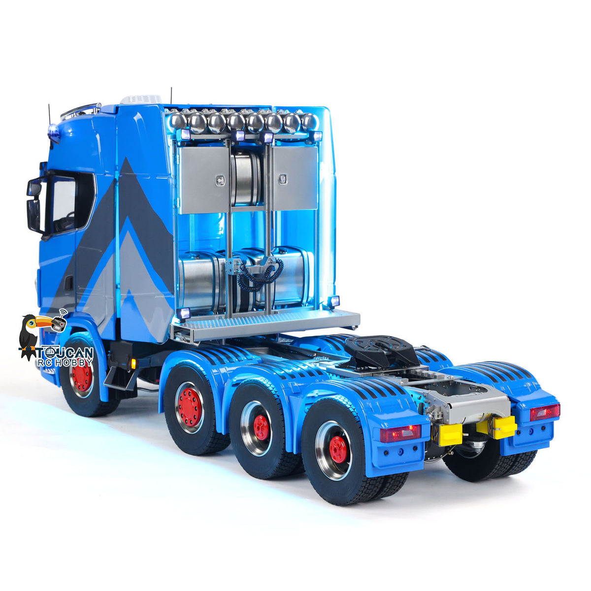 770S 1/14 RC Sattelzugmaschine 8x8 Metallchassis Fernbedienung LKW ST8 Batterie montiert LKW