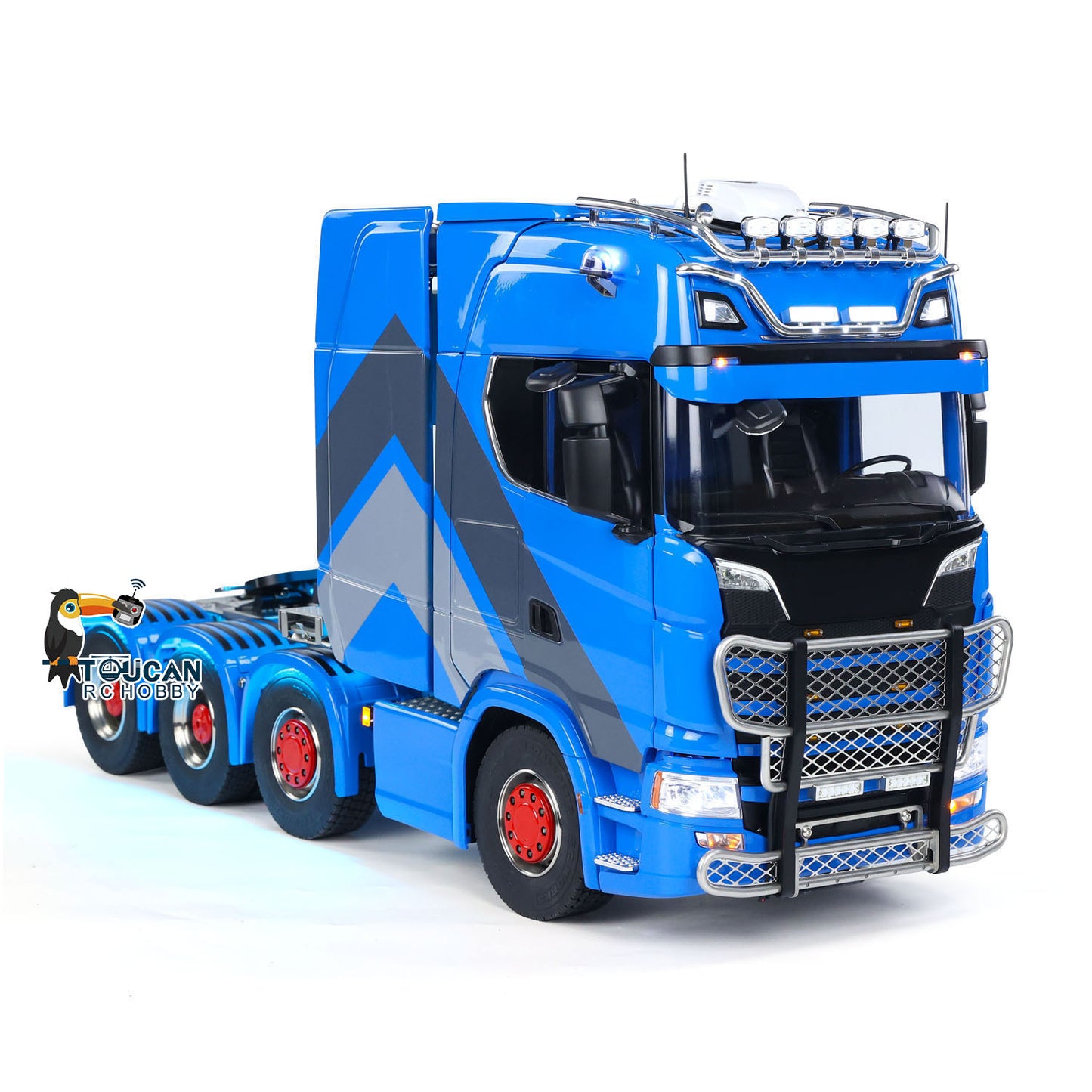 770S 1/14 RC Sattelzugmaschine 8x8 Metallchassis Fernbedienung LKW ST8 Batterie montiert LKW