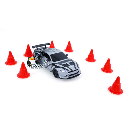 TOUCAN RC HOBBY JIABAILE 4x4 Plastic 1/36 RC Drift Car 3614 High Speed 25KM/H Gyro Model Indoor Outdoor Mini Racing Car LED Lights Battery 2.4G Radio
