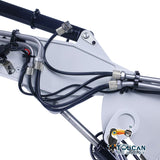 1/14 946-3 10CH Tracked RC Hydraulic Excavator Model Metal Grab Bucket Ripper Remote Control Construction Vehicle Valve Pump