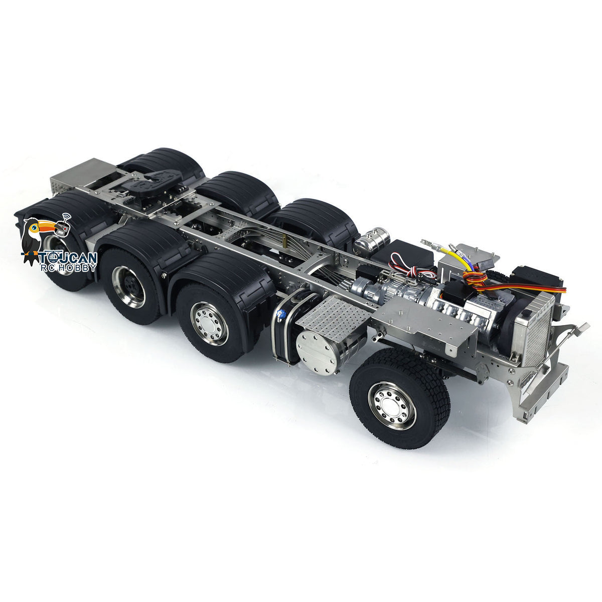 ScaleClub 1/14 8x8 Metallchassis für RC Sattelzugmaschine R73 R62 Elektroautos Simulation Ersatzteile DIY Zubehör