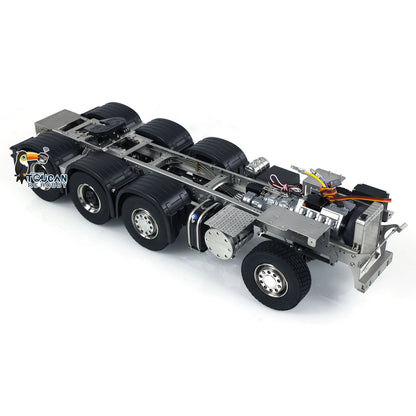 ScaleClub 1/14 8x8 Metallchassis für RC Sattelzugmaschine R73 R62 Elektroautos Simulation Ersatzteile DIY Zubehör