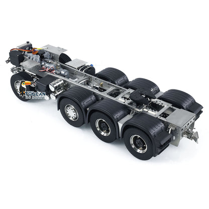ScaleClub 1/14 8x8 Metallchassis für RC Sattelzugmaschine R73 R62 Elektroautos Simulation Ersatzteile DIY Zubehör