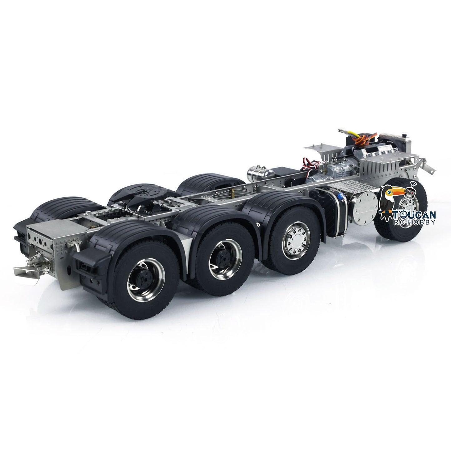 ScaleClub 1/14 8x8 Metallchassis für RC Sattelzugmaschine R73 R62 Elektroautos Simulation Ersatzteile DIY Zubehör