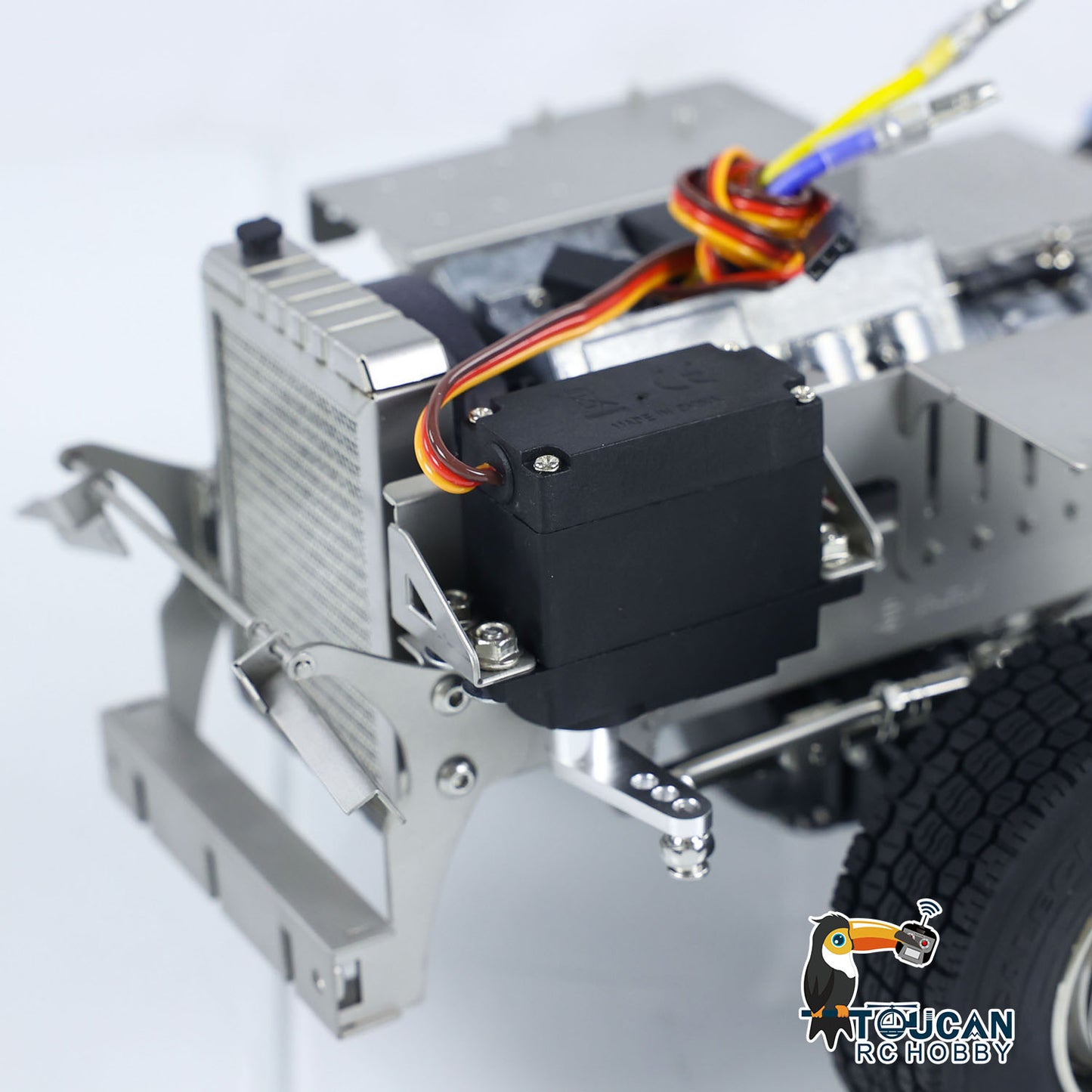 ScaleClub 1/14 8x8 Metallchassis für RC Sattelzugmaschine R73 R62 Elektroautos Simulation Ersatzteile DIY Zubehör