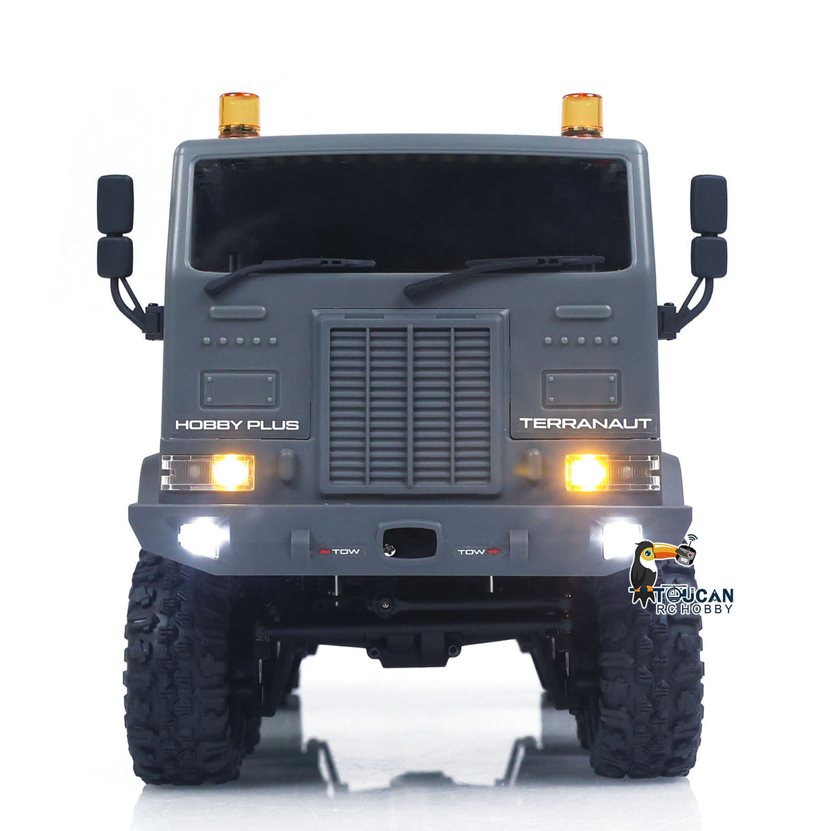 TOUCAN RC HOBBY Fast Free Shipping RTR 1/18 Radio Control Military Truck 8*8 RC Off Road Vehicle 280 Brushed Motor Fifth Wheel Winch Metal Hook All Wheel Steering