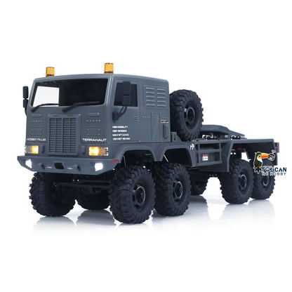 1/18 Remote Control Military Truck 8X8 All Wheel Steering Electric RC Off Road Vehicle Model 2Speed Gearbox RTR Metal Chassis