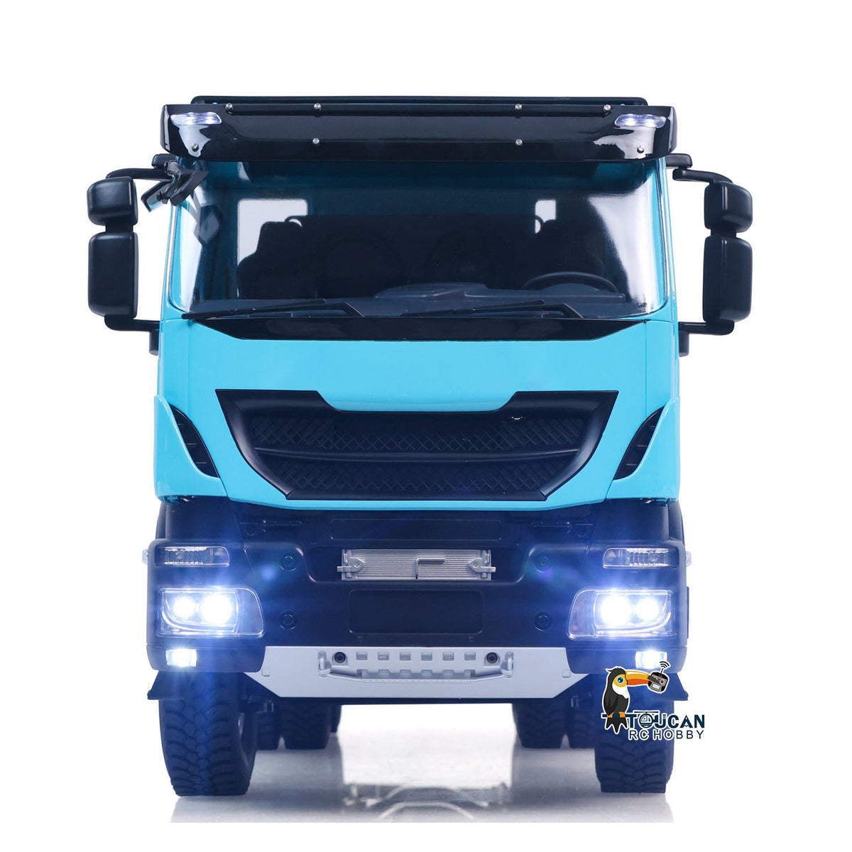 1/14 6x6 RC Sattelzugmaschine 2-Gang-Getriebe Funkfernsteuerung Auto Sounds Lichter